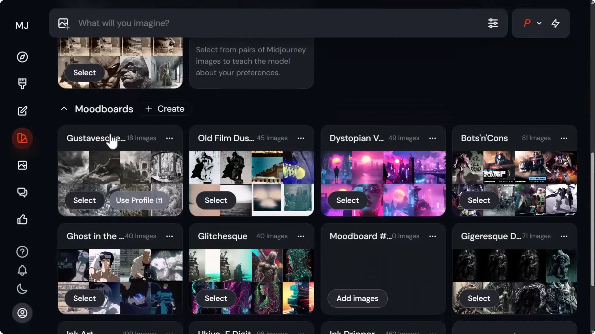 How to Craft Effective Midjourney Moodboards: Key Tips Explained screenshot 1