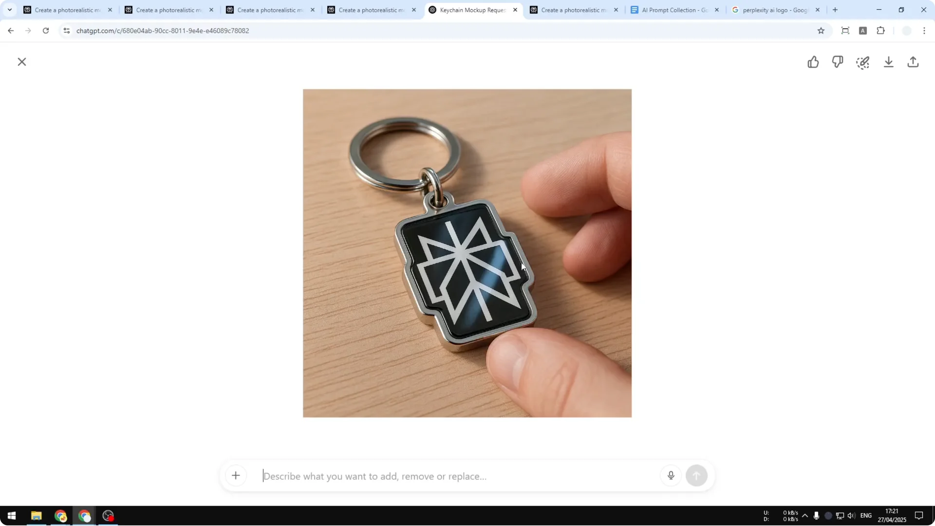 Create This Keychain Effect on ChatGPT screenshot 8