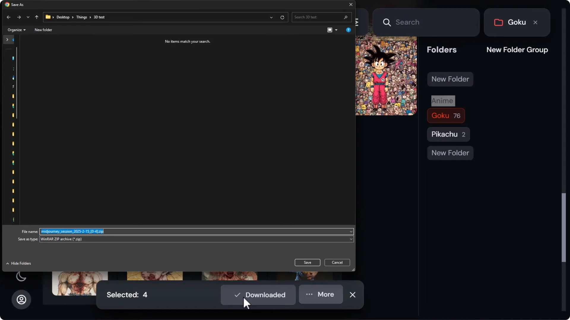 Discover Midjourney’s New Organizer and Bulk Download Features screenshot 20