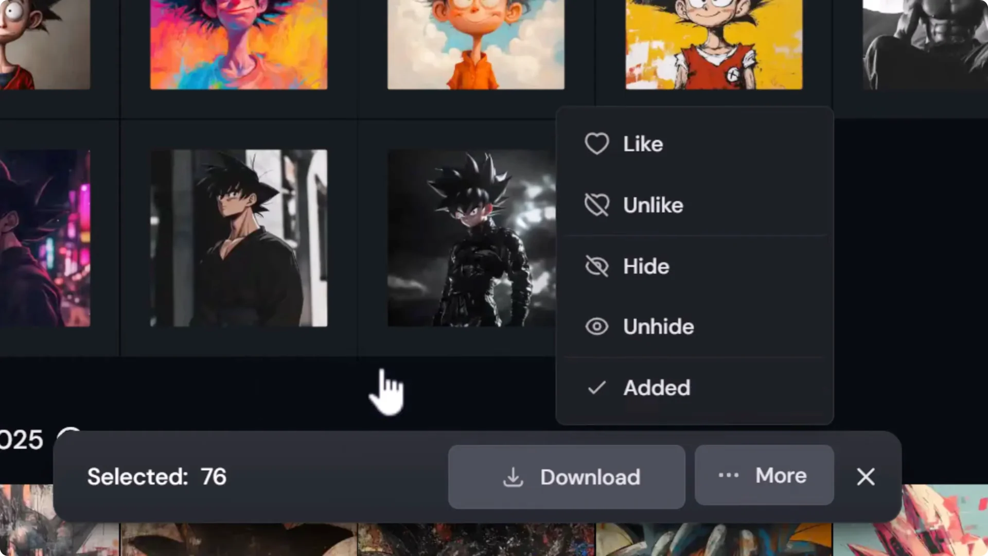 Discover Midjourney’s New Organizer and Bulk Download Features screenshot 7