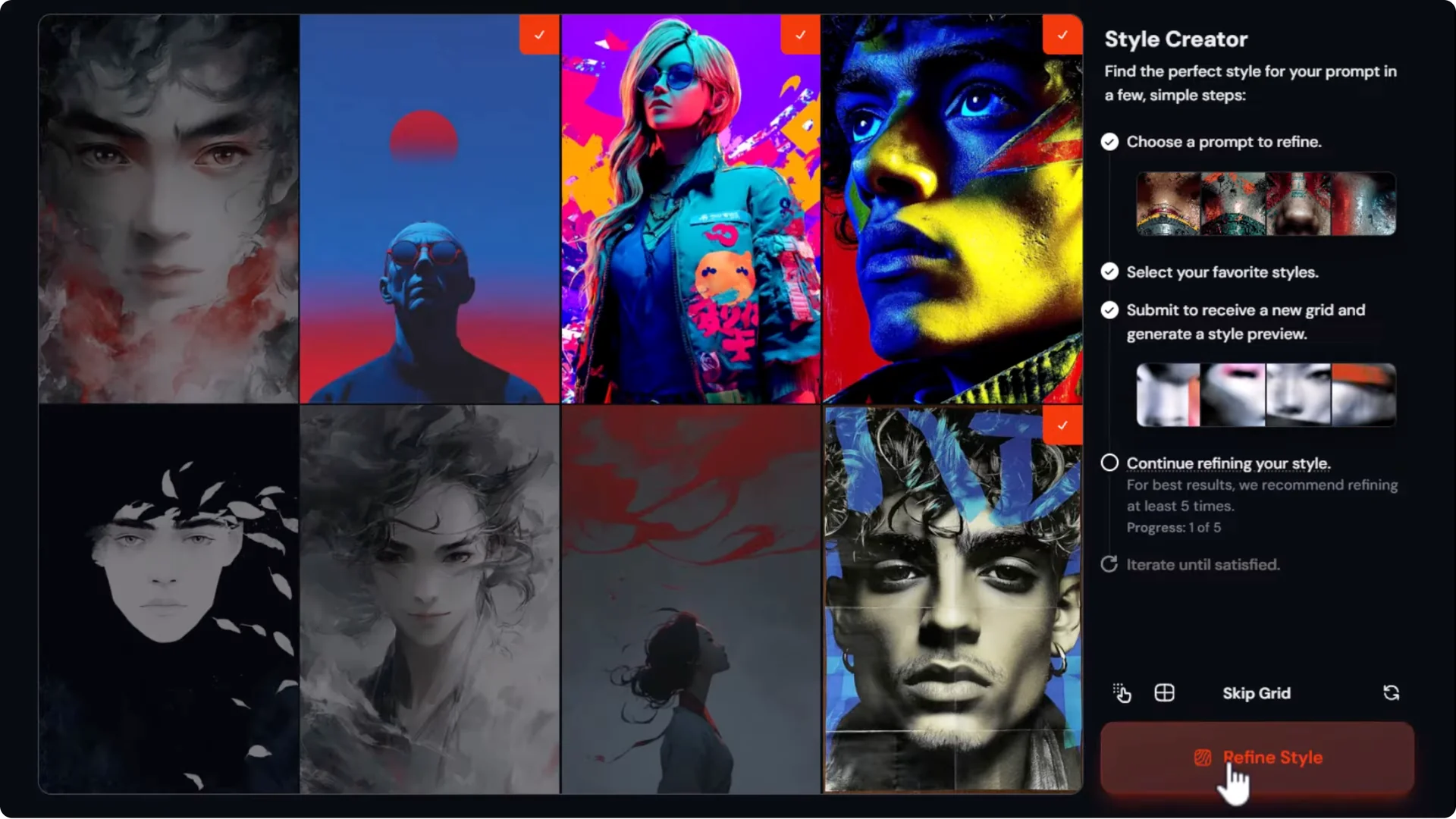 Does the New Midjourney Style Creator Live Up to the Hype? screenshot 4