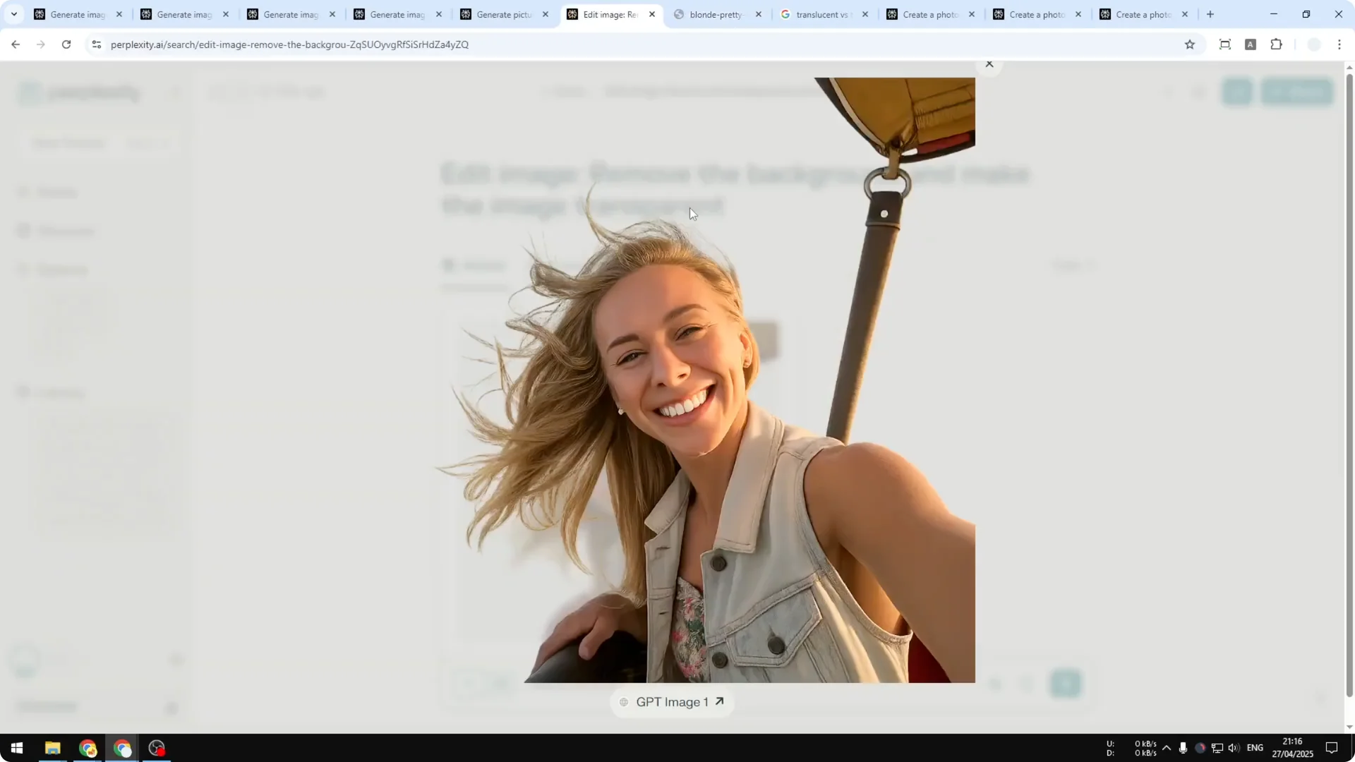 How to Create Transparent Picture on Perplexity AI screenshot 8