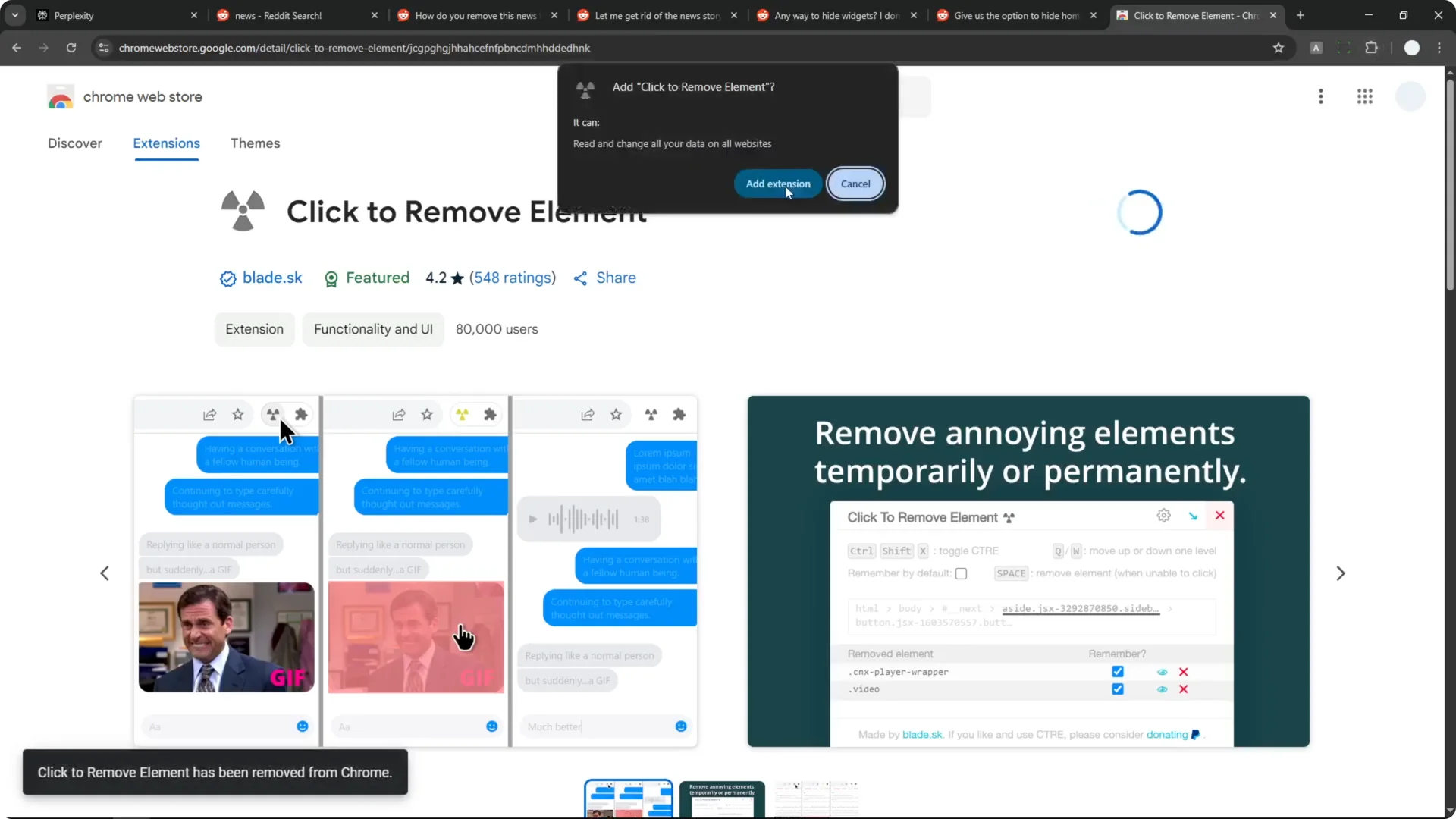 How to Remove Perplexity AI News screenshot 3