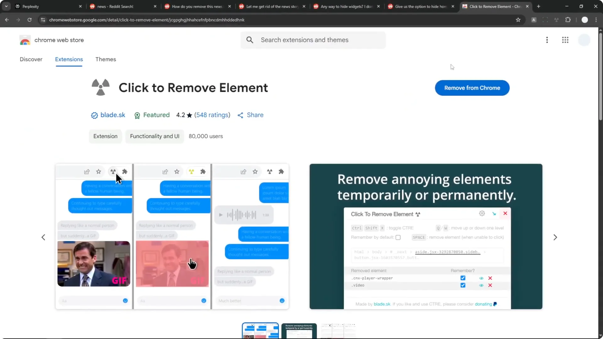 How to Remove Perplexity AI News screenshot 4