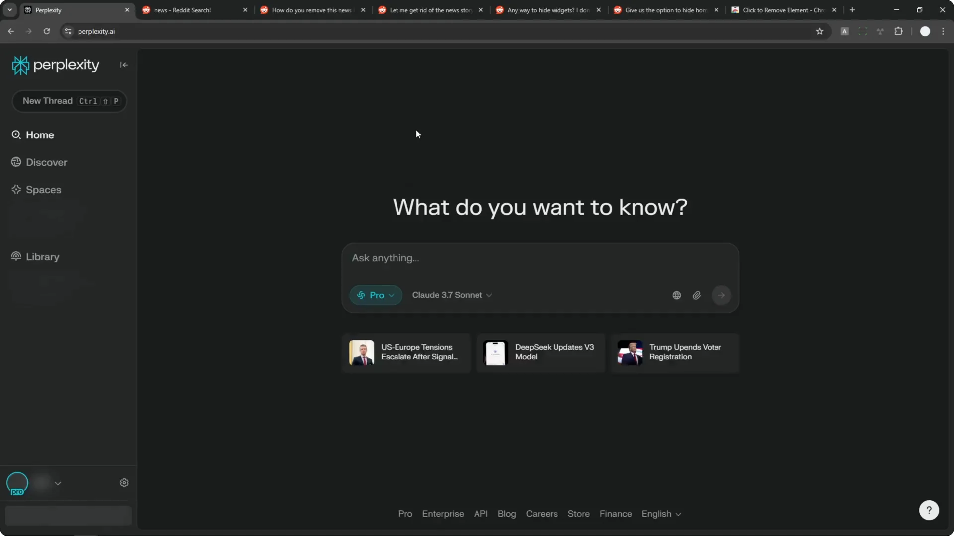 How to Remove Perplexity AI News screenshot 5