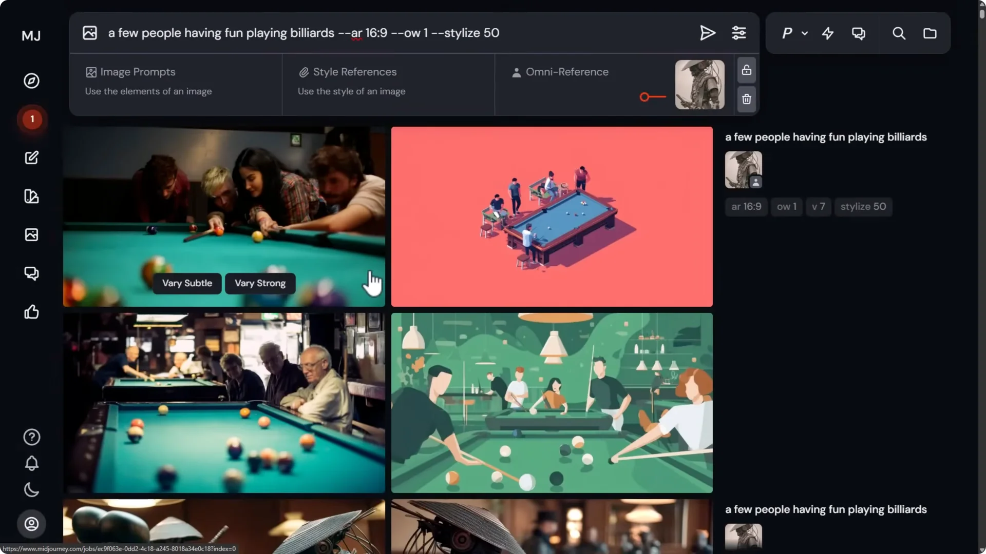 Midjourney v7 Updates: Exploring Omni Reference and --exp Features screenshot 14