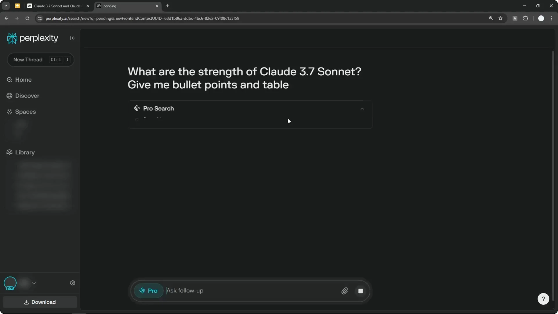Bye 3.5 Sonnet - How to Use Claude 3.7 Sonnet on Perplexity AI screenshot 7