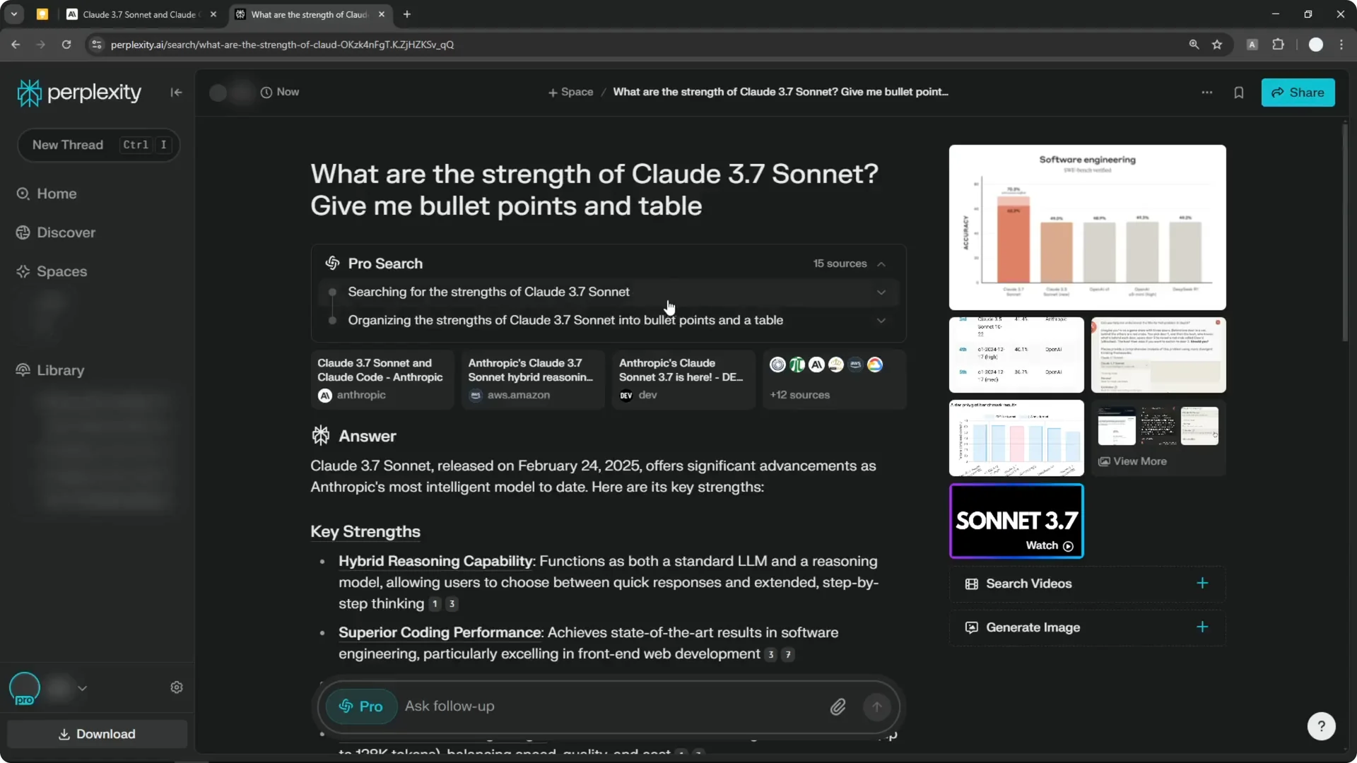 Bye 3.5 Sonnet - How to Use Claude 3.7 Sonnet on Perplexity AI screenshot 9