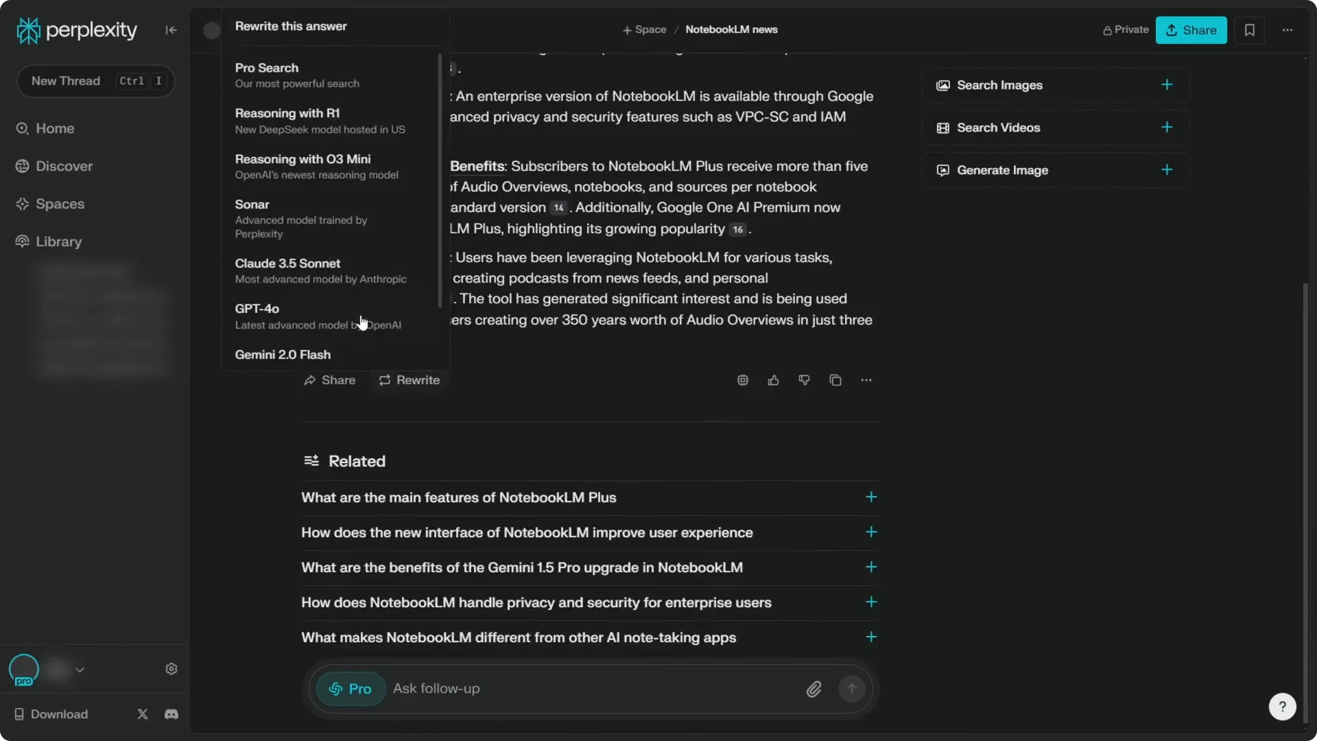 How to Always Use GPT 4o in Perplexity AI screenshot 1