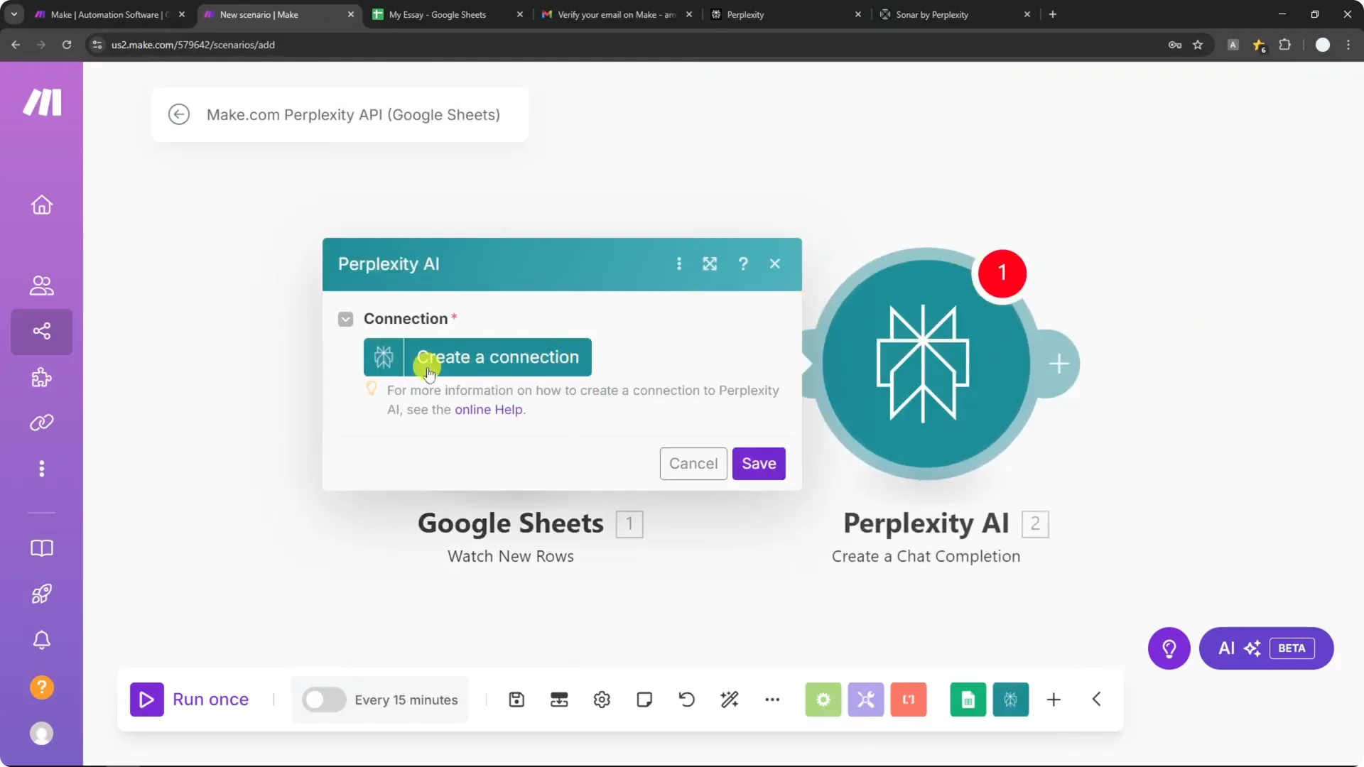 How to Build Perplexity API Automation on Make.com screenshot 7