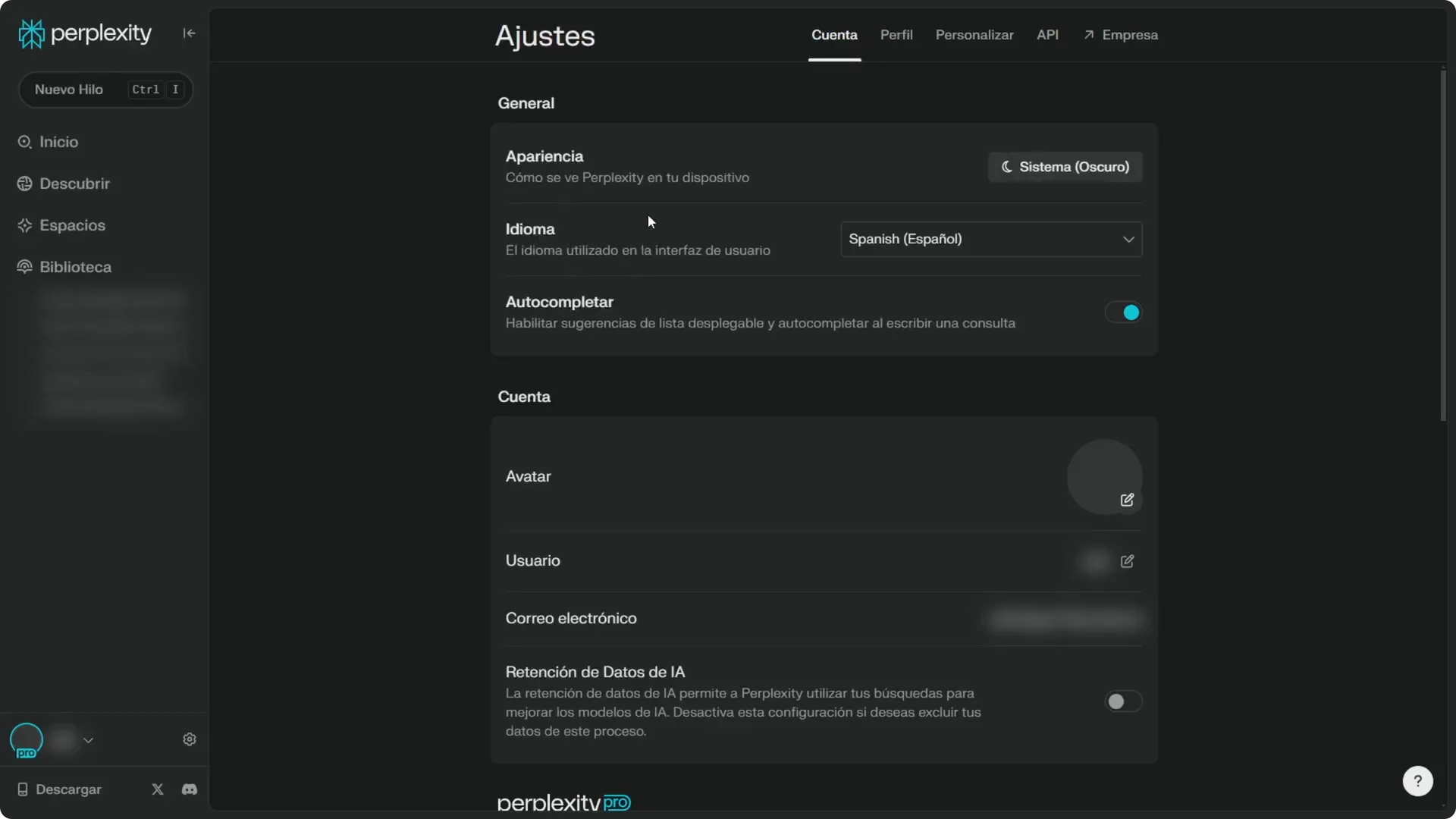 How to Change AI Language in Perplexity screenshot 4