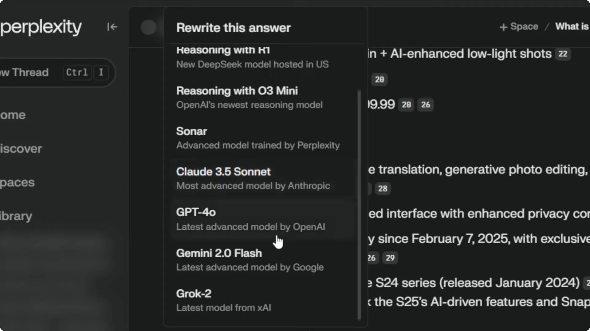 How to Change AI Model in Perplexity screenshot 4