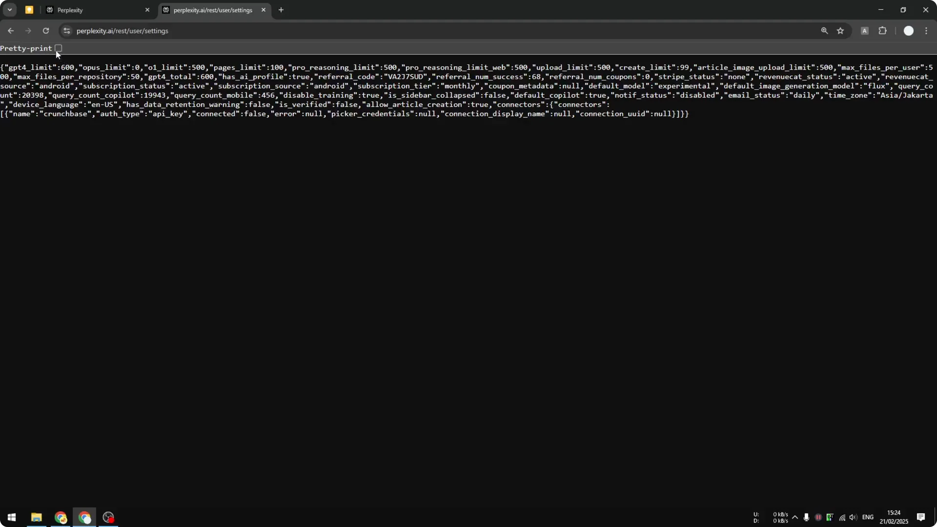 How to Check Remaining Perplexity Pro AI Credits screenshot 6