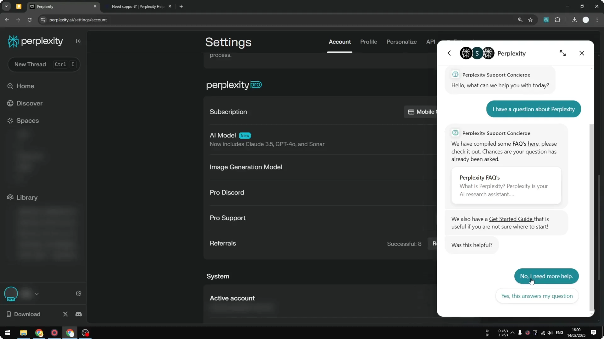 How to Contact Perplexity AI Support to Help with a Problem screenshot 8