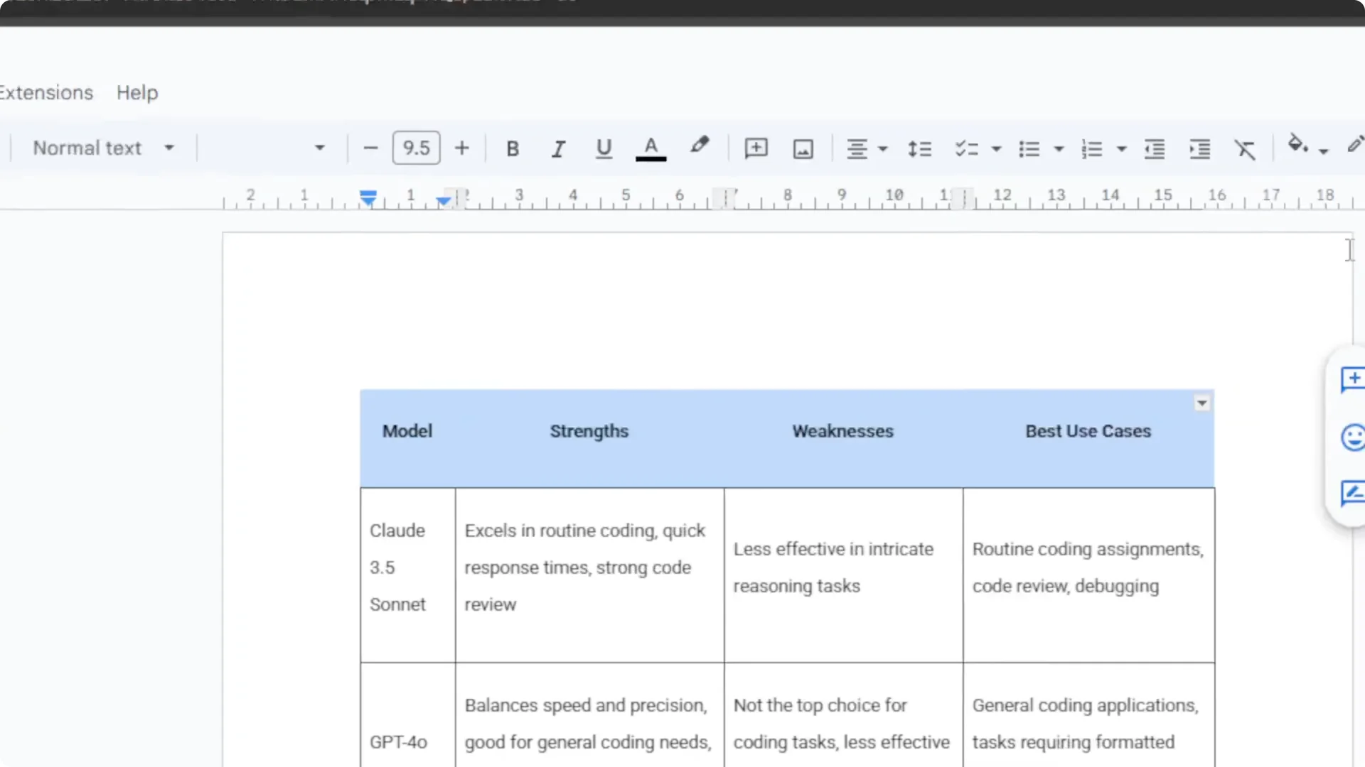 How to Copy a Table from Perplexity screenshot 5