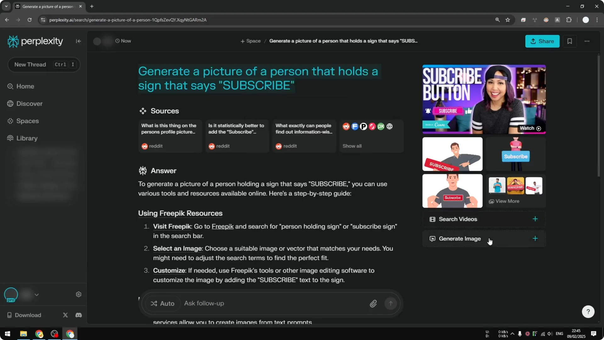 How to Generate Realistic Image with Perplexity AI screenshot 5