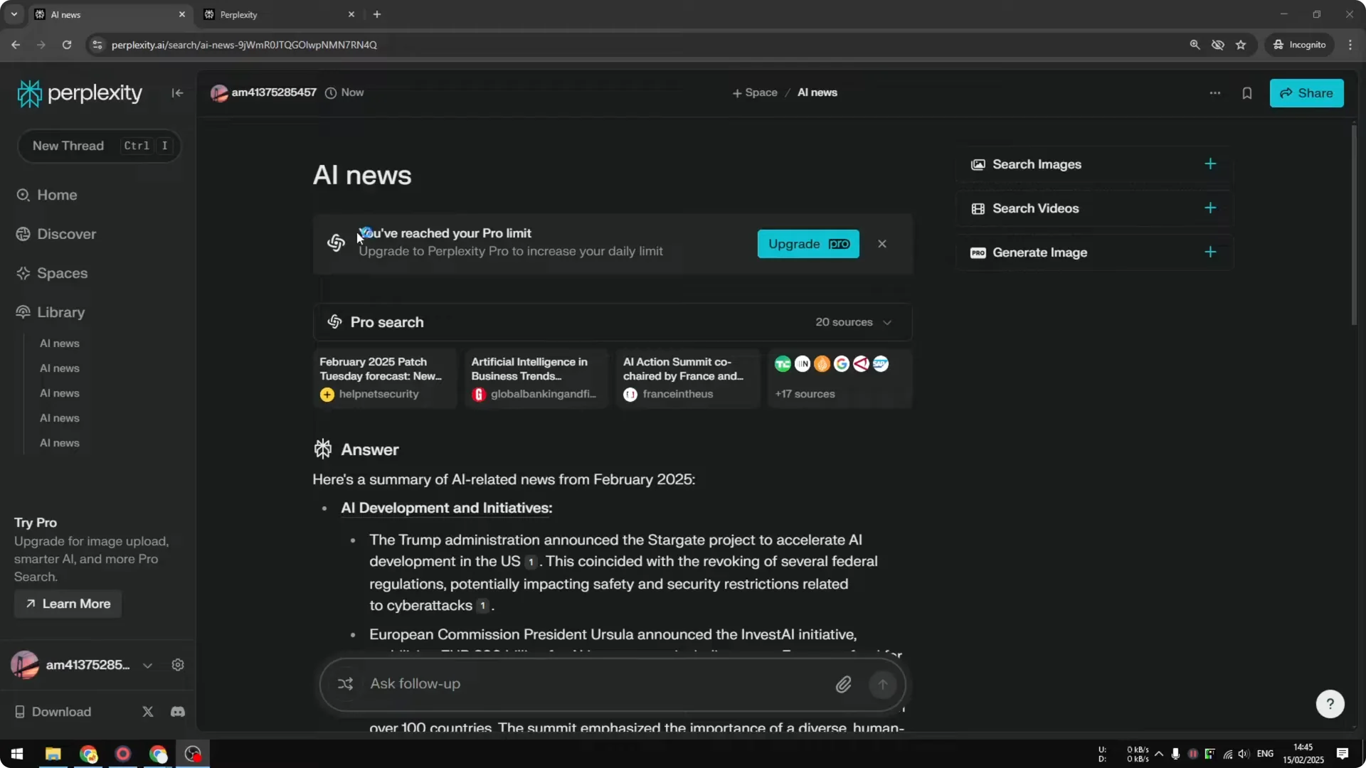 How to Get Perplexity AI Pro Credits for Free Not Clickbait screenshot 3