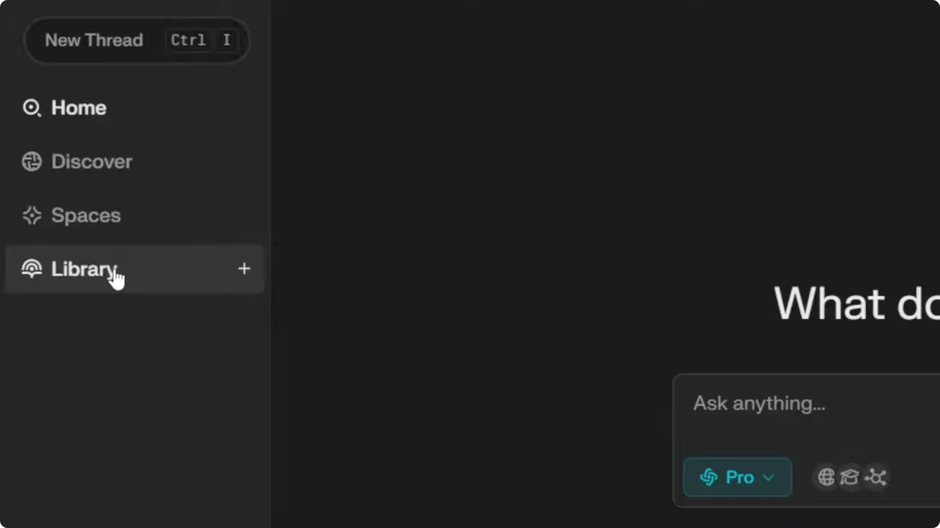 How to See the Conversation History in Perplexity AI screenshot 1