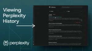 How to See the Conversation History in Perplexity AI - Featured Image