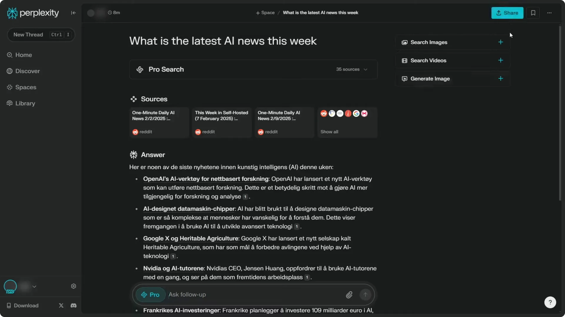 How to See the Conversation History in Perplexity AI screenshot 6