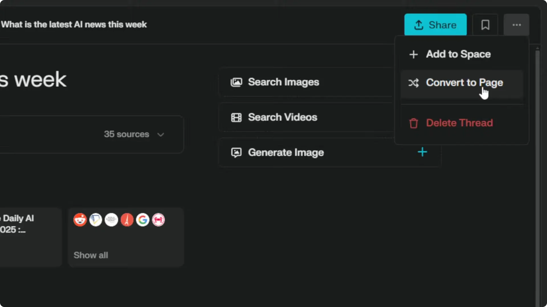 How to See the Conversation History in Perplexity AI screenshot 7