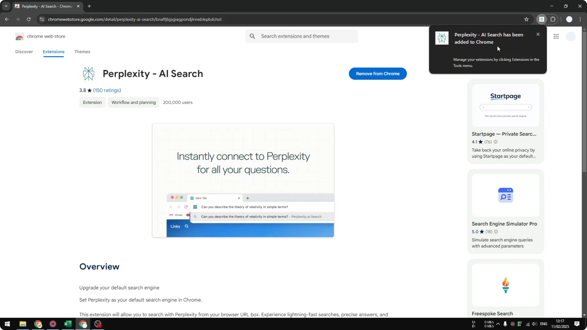 How to Set Perplexity as Search Engine in Google Chrome screenshot 5