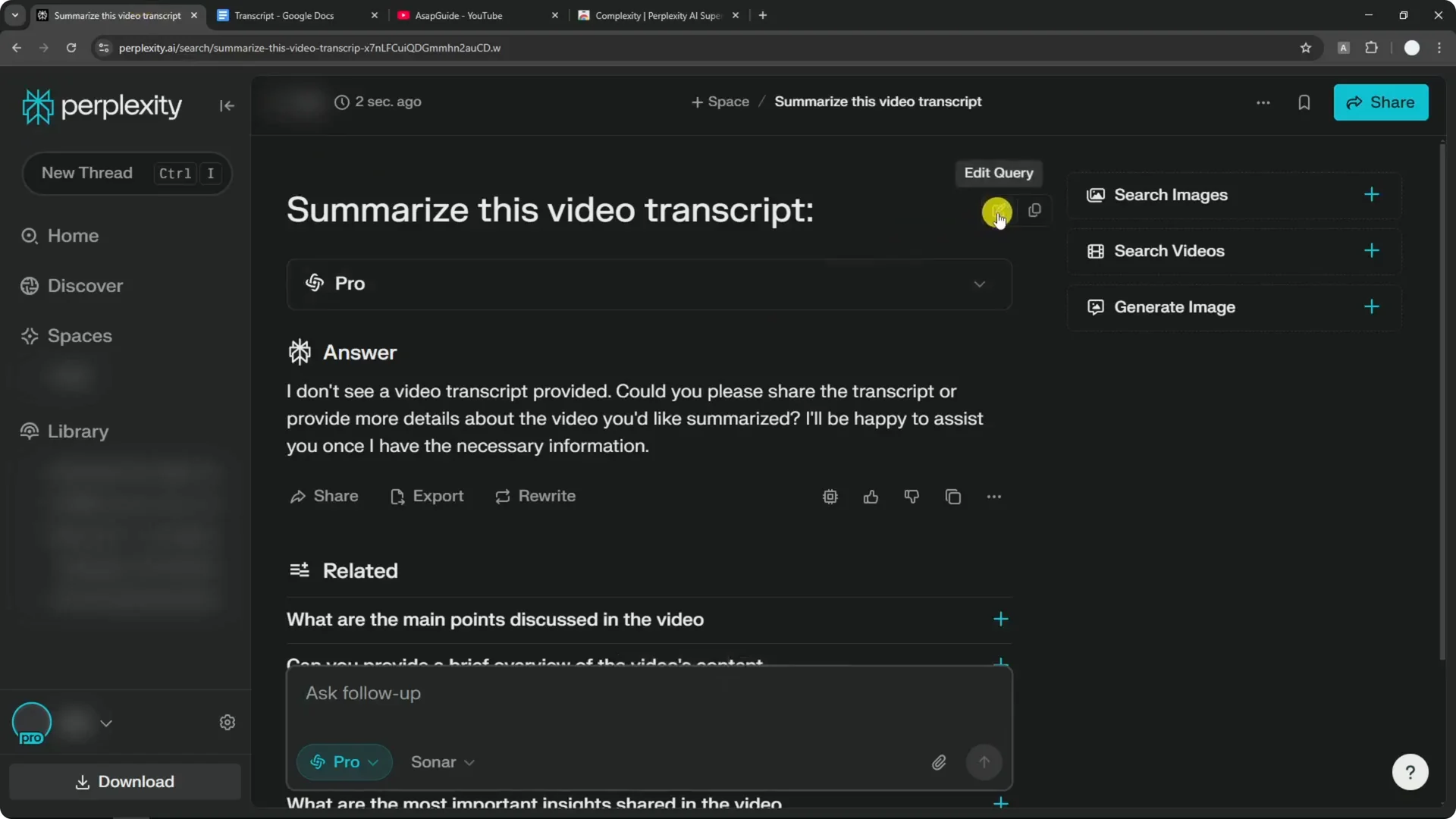 How to Stop Perplexity from Creating Paste.txt File screenshot 6