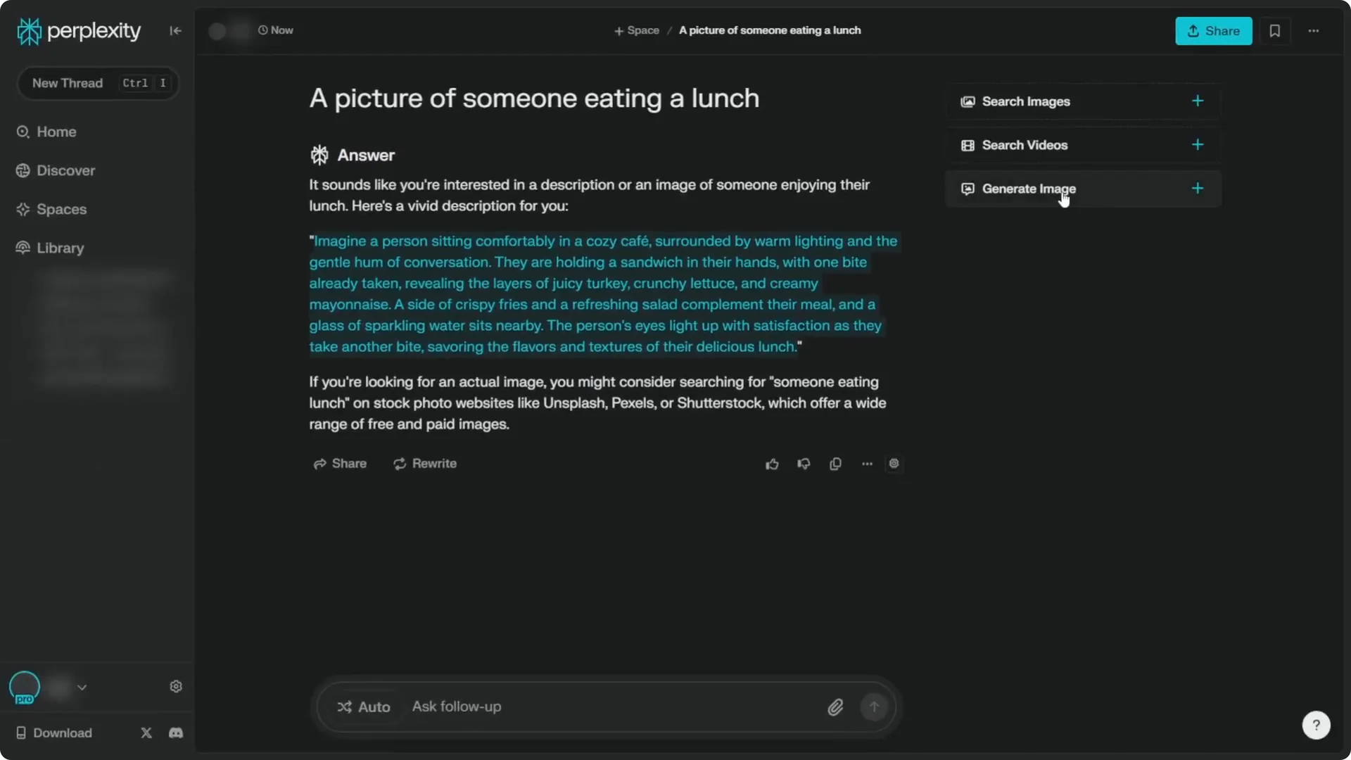 How to Use Dall-E 3 to Generate Image in Perplexity screenshot 6