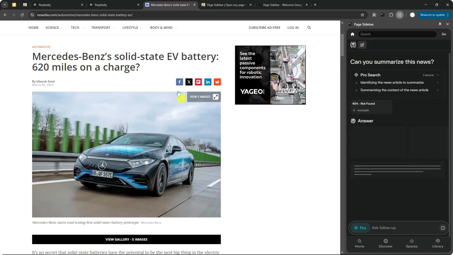 How to Use Perplexity AI as AI Companion in Browser screenshot 7