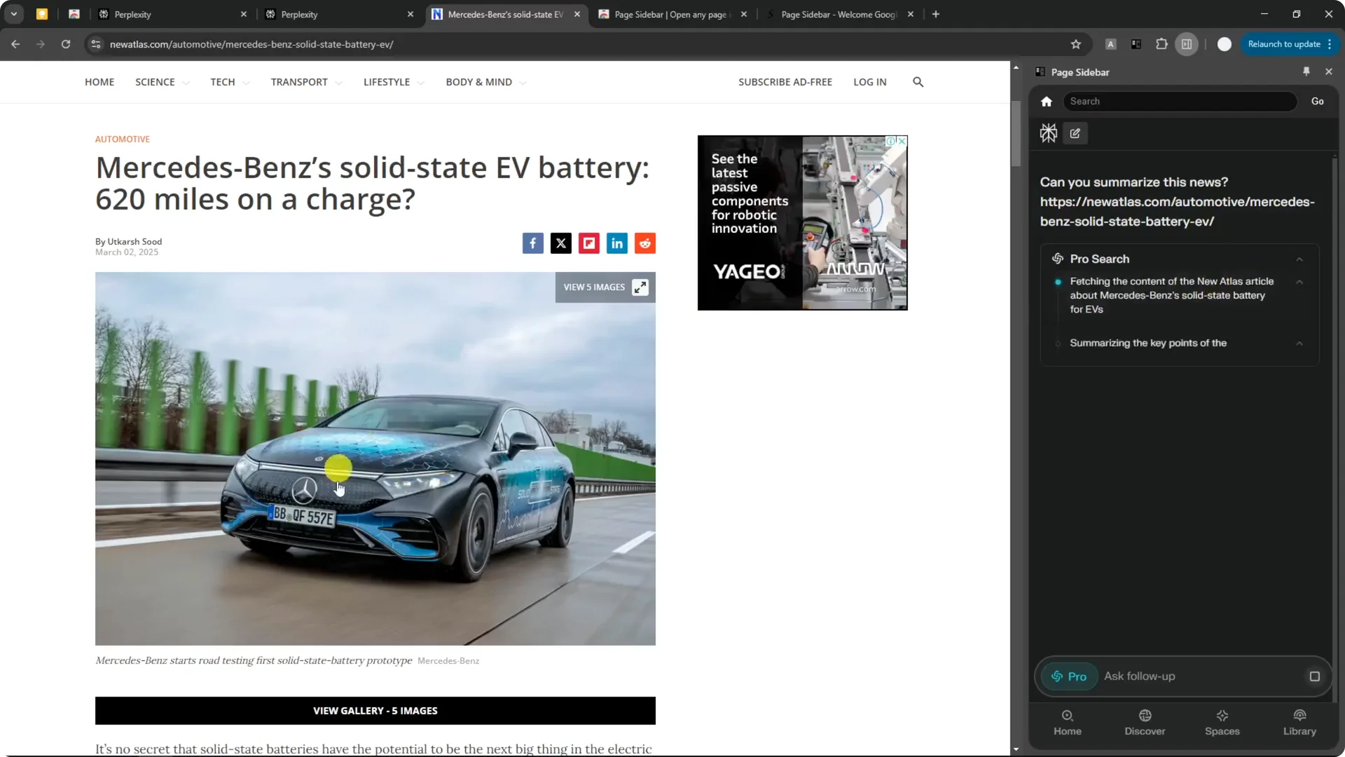 How to Use Perplexity AI as AI Companion in Browser screenshot 8