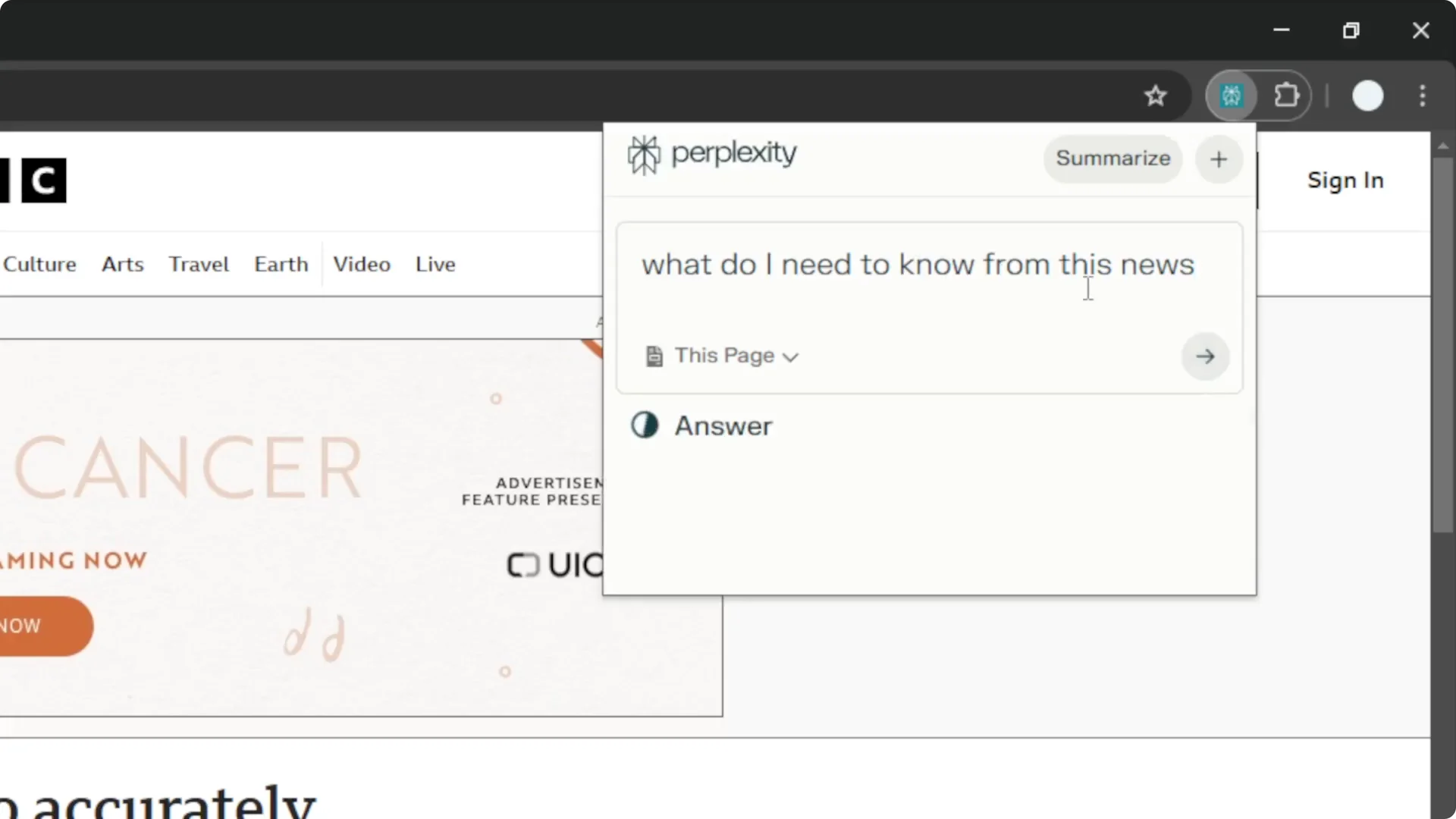 How to Use Perplexity AI Extension on the Browser screenshot 6