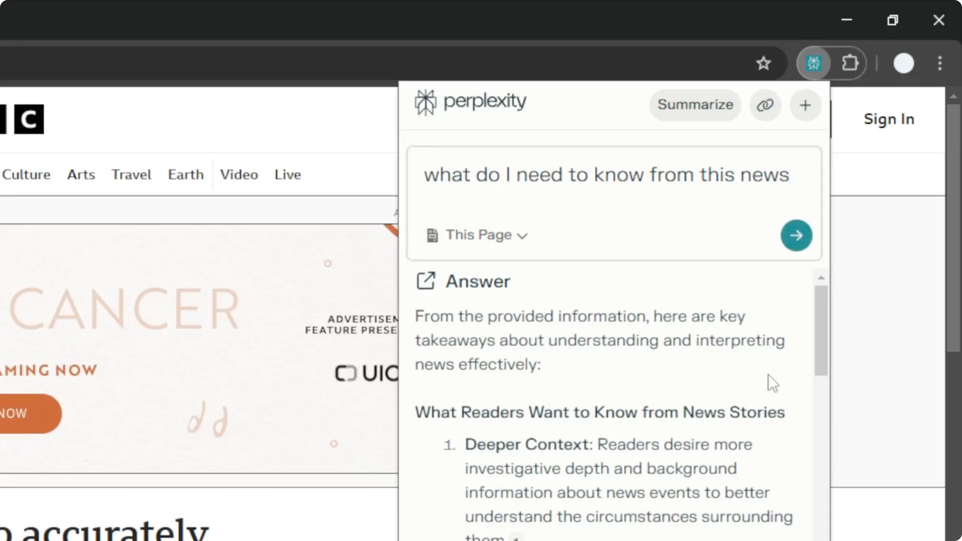 How to Use Perplexity AI Extension on the Browser screenshot 7
