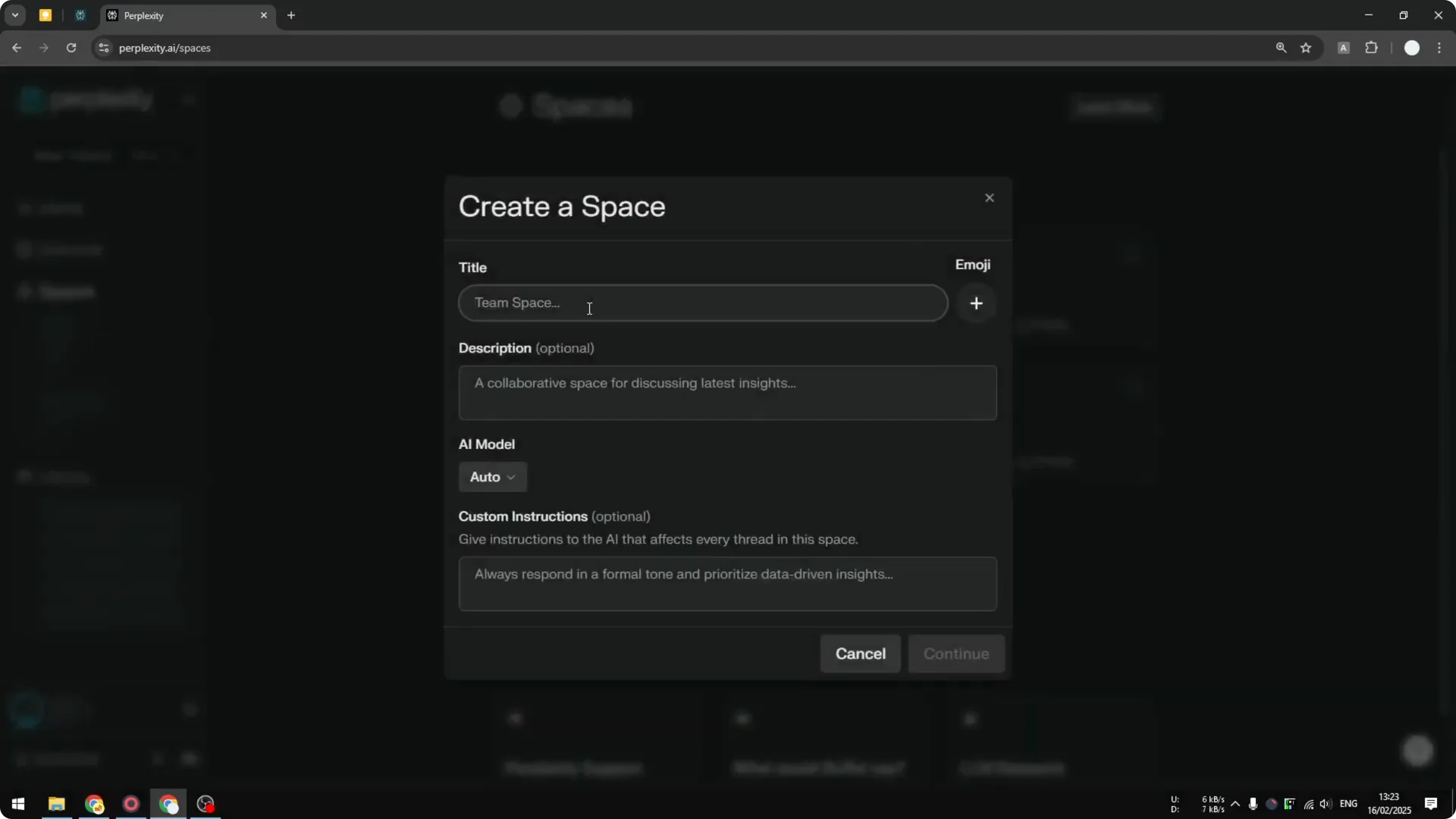 How to Use Perplexity AI Spaces screenshot 1