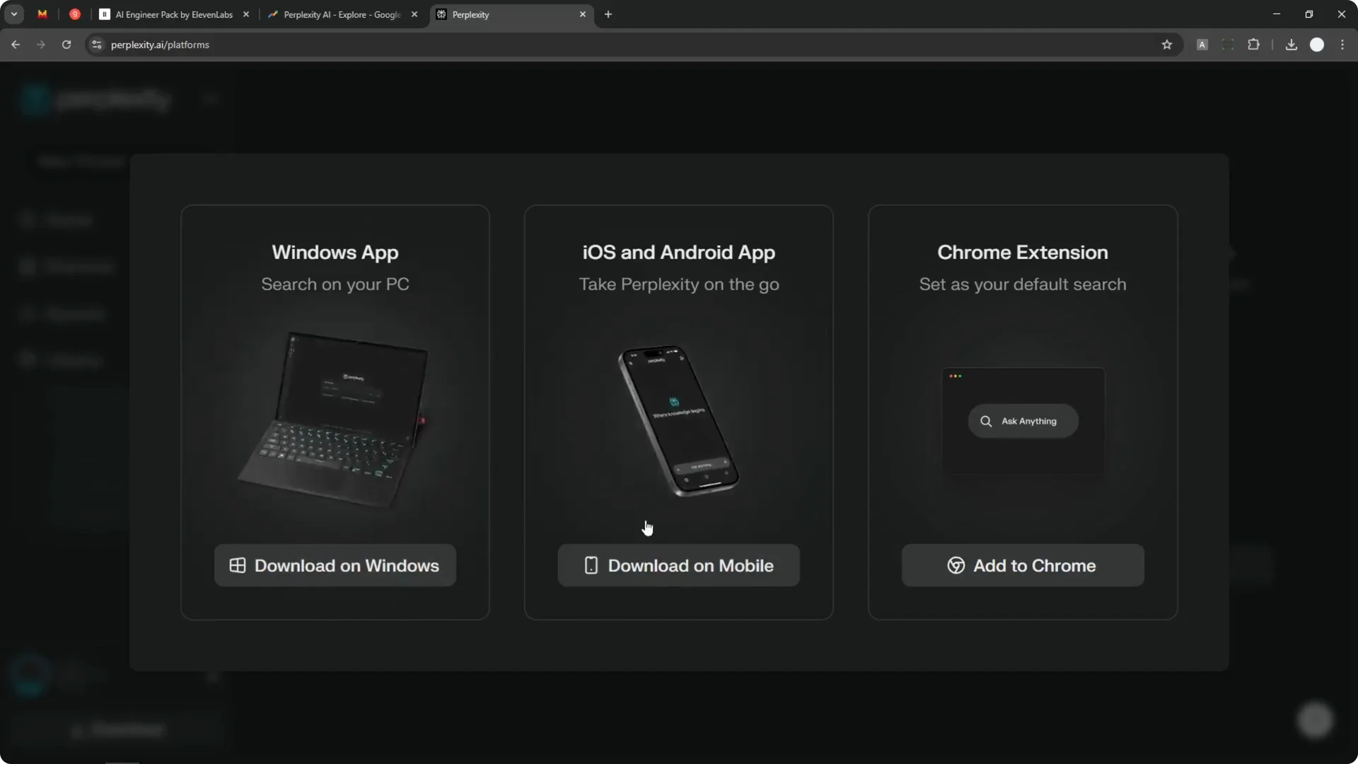Perplexity Windows App is FINALLY HERE! screenshot 1