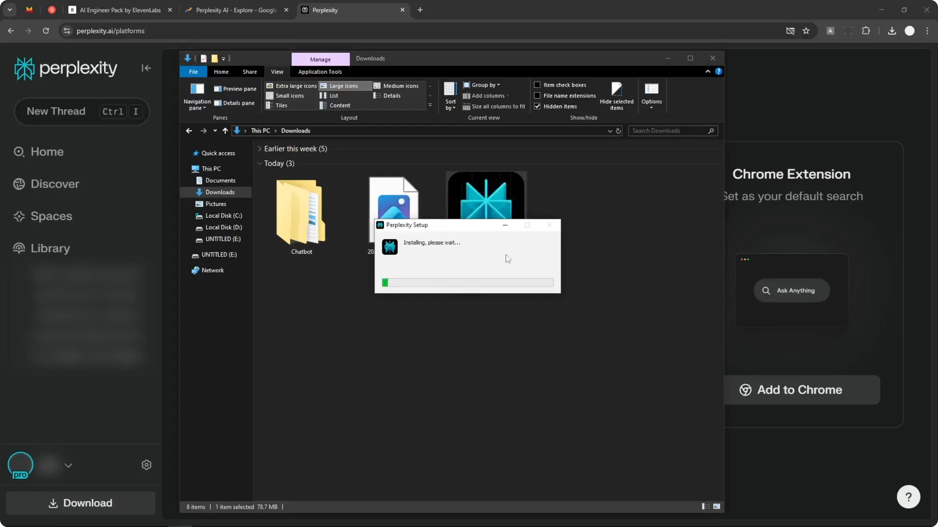Perplexity Windows App is FINALLY HERE! screenshot 2