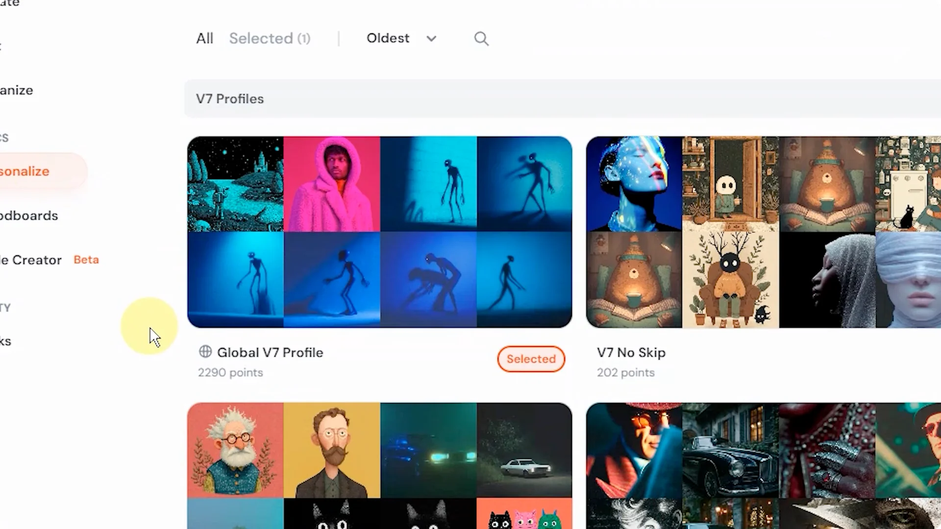How to Personalize Your Midjourney Profile: Beginner to Advanced Guide screenshot 2