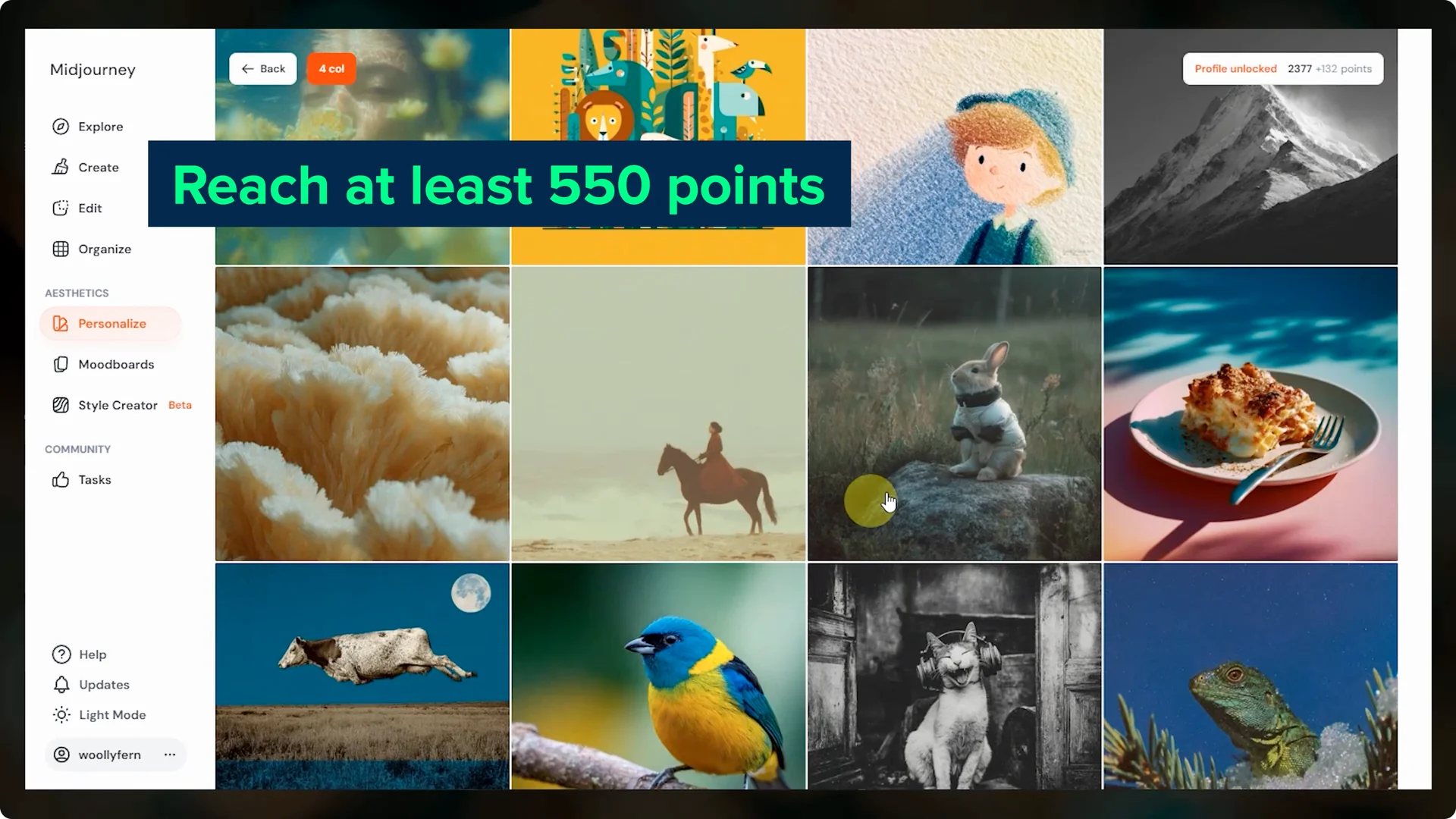 How to Personalize Your Midjourney Profile: Beginner to Advanced Guide screenshot 4