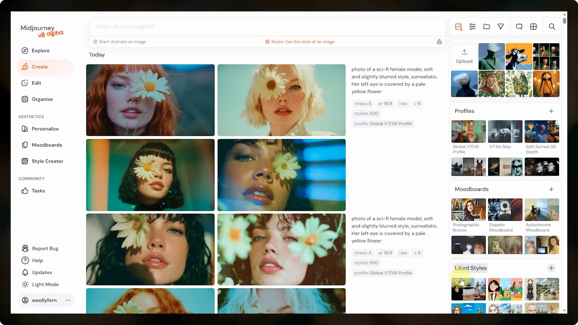 Midjourney V8 ALPHA: Key Insights, Challenges, and Upcoming Features screenshot 8