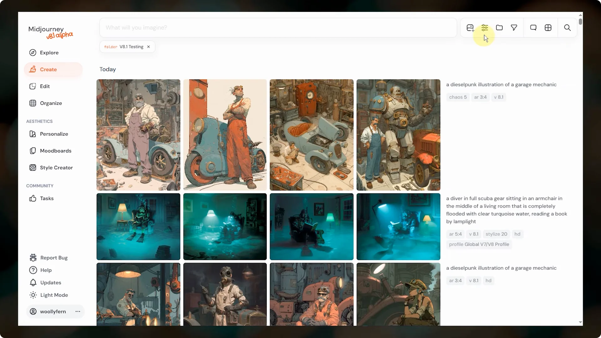Midjourney V8.1: Key Upgrades in Aesthetics and HD Mode screenshot 4